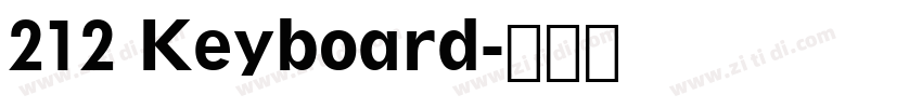 212 Keyboard字体转换